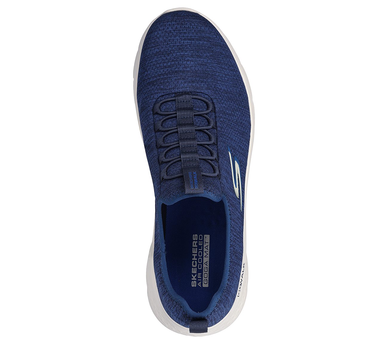 Skechers Navy/Blue Go-Walk-Flex Men's Walking Shoes - Style ID: 216484 ...