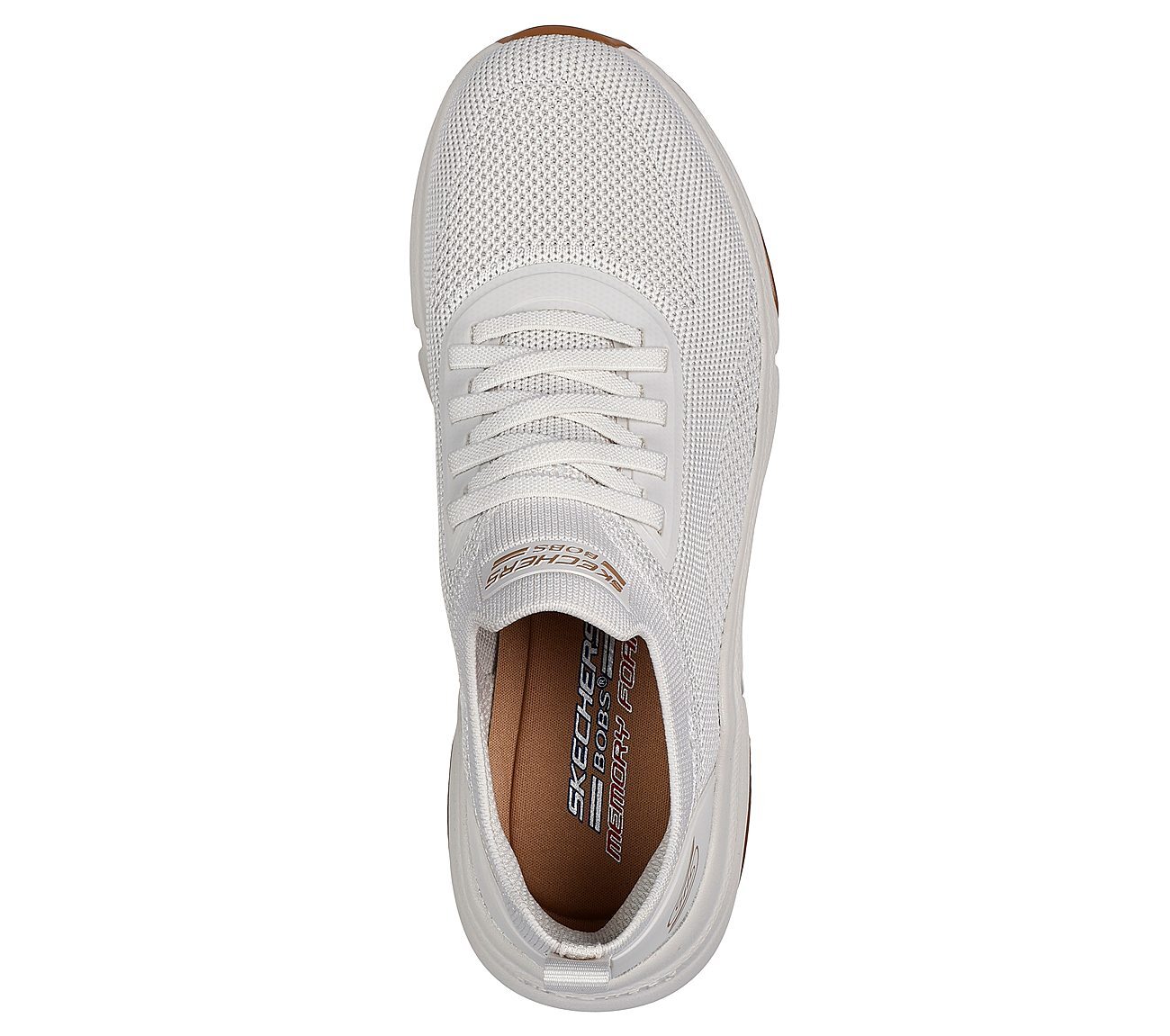 BOBS SPARROW FLEX - INSTANT CLOUT, OFF WHITE Footwear Top View