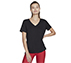 GODRI SERENE V-NECK TEE, BBBBLACK Apparels Lateral View