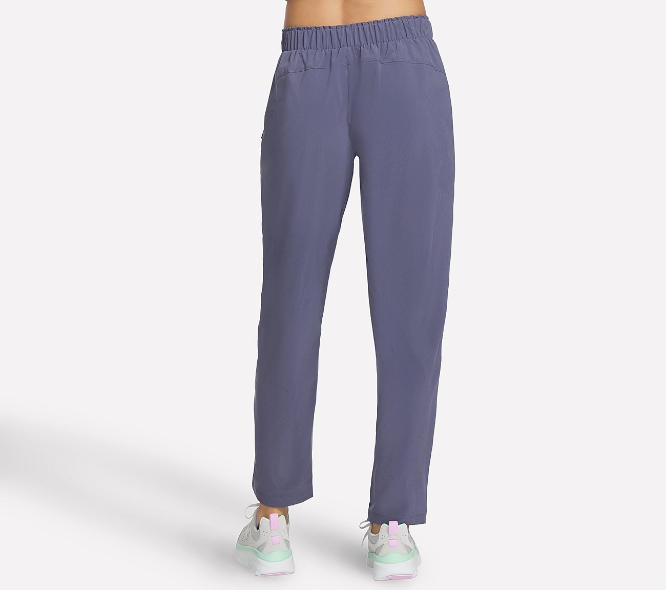 Skechers Slip-ins: GO WALK Uptown Pant, PURPLE/CHARCOAL Apparels Top View
