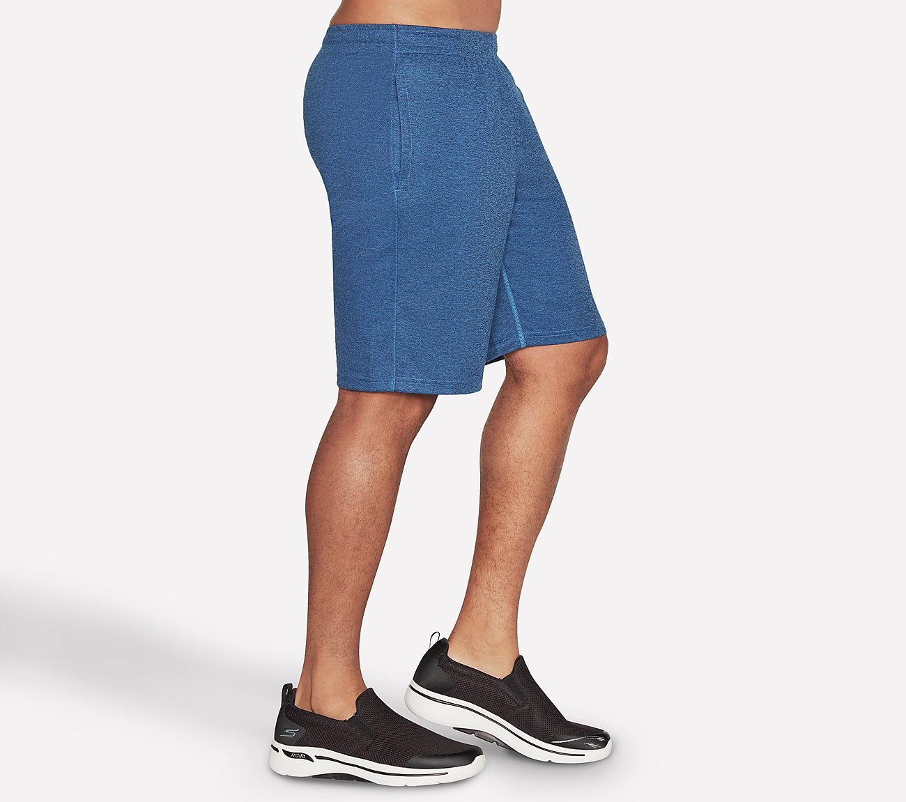 SKECHKNITS RIVAL 9 SHORT, LIGHT BLUE/NAVY Apparels Bottom View