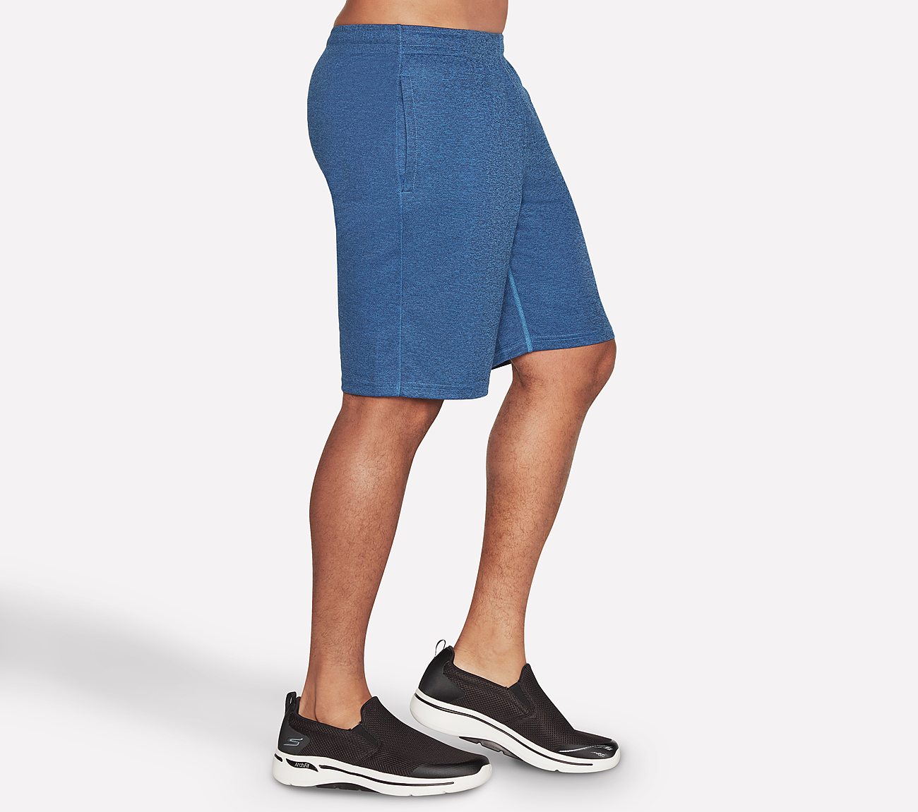 SKECHKNITS RIVAL 9 SHORT, LIGHT BLUE/NAVY Apparel Bottom View