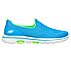 GO WALK 5, TURQUOISE/LIME Footwear Right View
