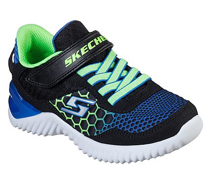 ULTRAPULSE- RAPID SHIFT, BLACK/BLUE/LIME Footwear Lateral View