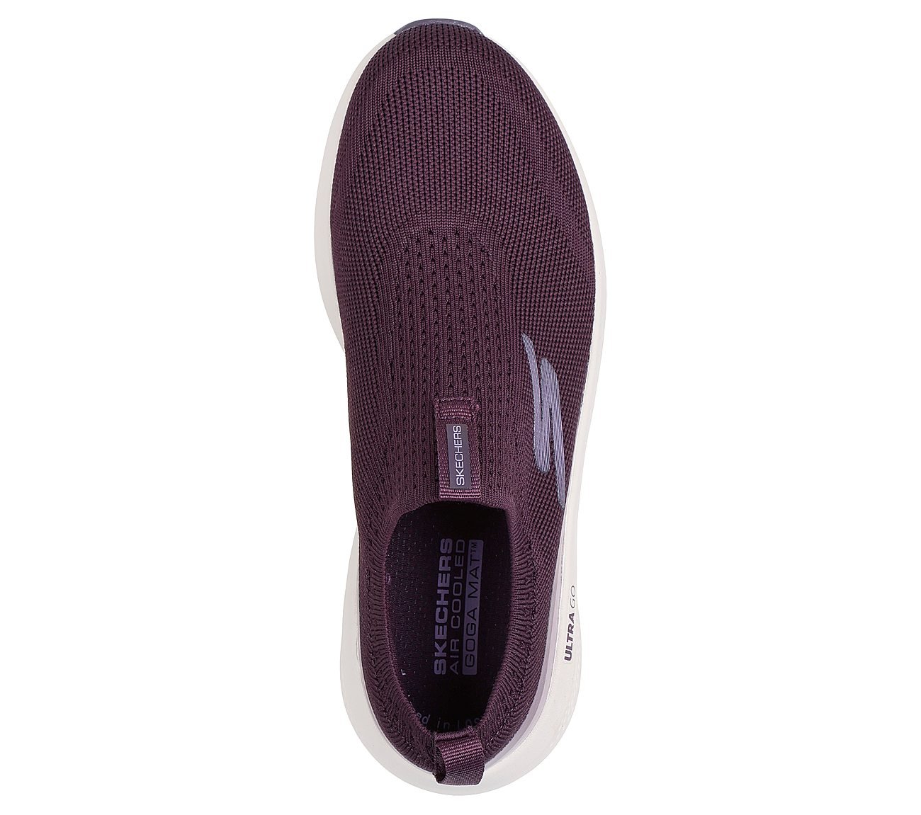 GO RUN ELEVATE - HOT STREAK, PLUM Footwear Top View