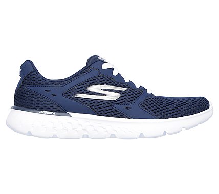 GO RUN 400, NAVY/WHITE Footwear Right View