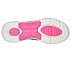 GO WALK ARCH FIT-LUNAR VIEWS, BLACK/HOT PINK Footwear Bottom View