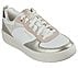 SPORT COURT 92-SHEER SHINE, WHITE/PINK/GOLD Footwear Right View