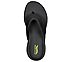 GO WALK ARCH FIT SANDAL-OFFSH, BLACK/LIME Footwear Top View