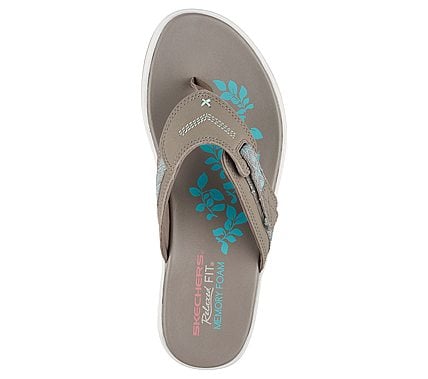 UPGRADES - MARINA BAY, DARK TAUPE Footwear Top View