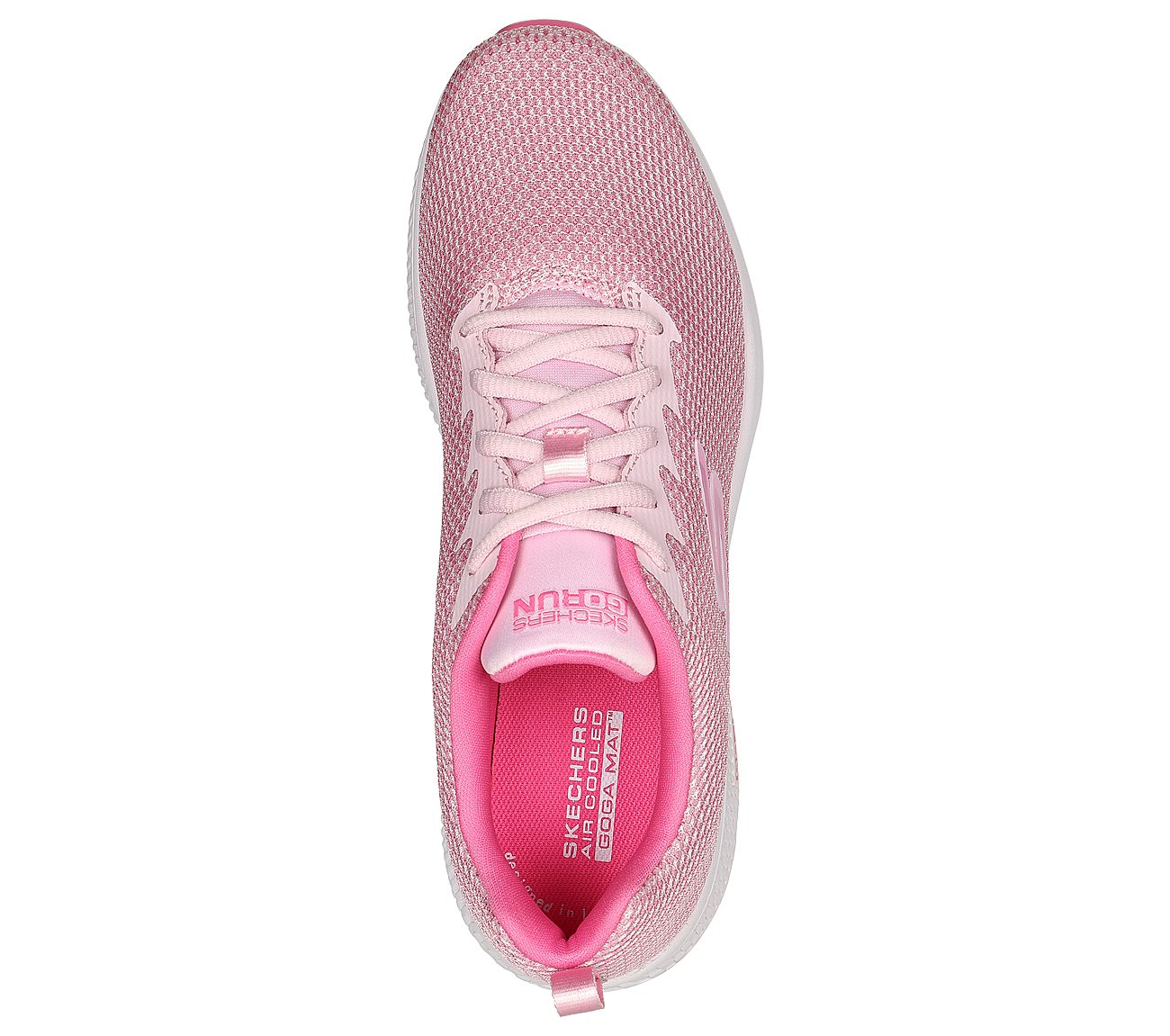 GO RUN CONSISTENT, PPINK Footwear Top View
