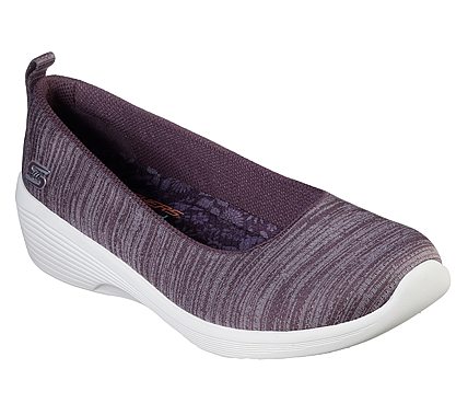 ARYA - DIFFERENT EDGE, PLUM Footwear Lateral View