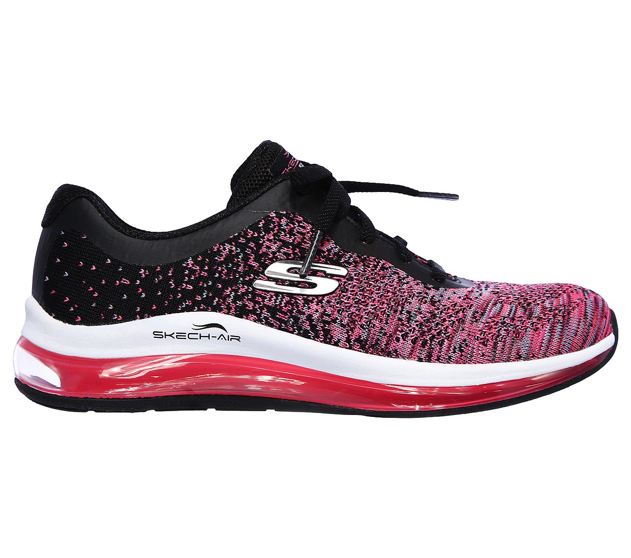 SKECH-AIR ELEMENT 2.0-DANCE T, BLACK/HOT PINK Footwear Right View