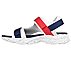 STAMINA SANDAL-STREAMER, WHITE/NAVY/RED Footwear Left View