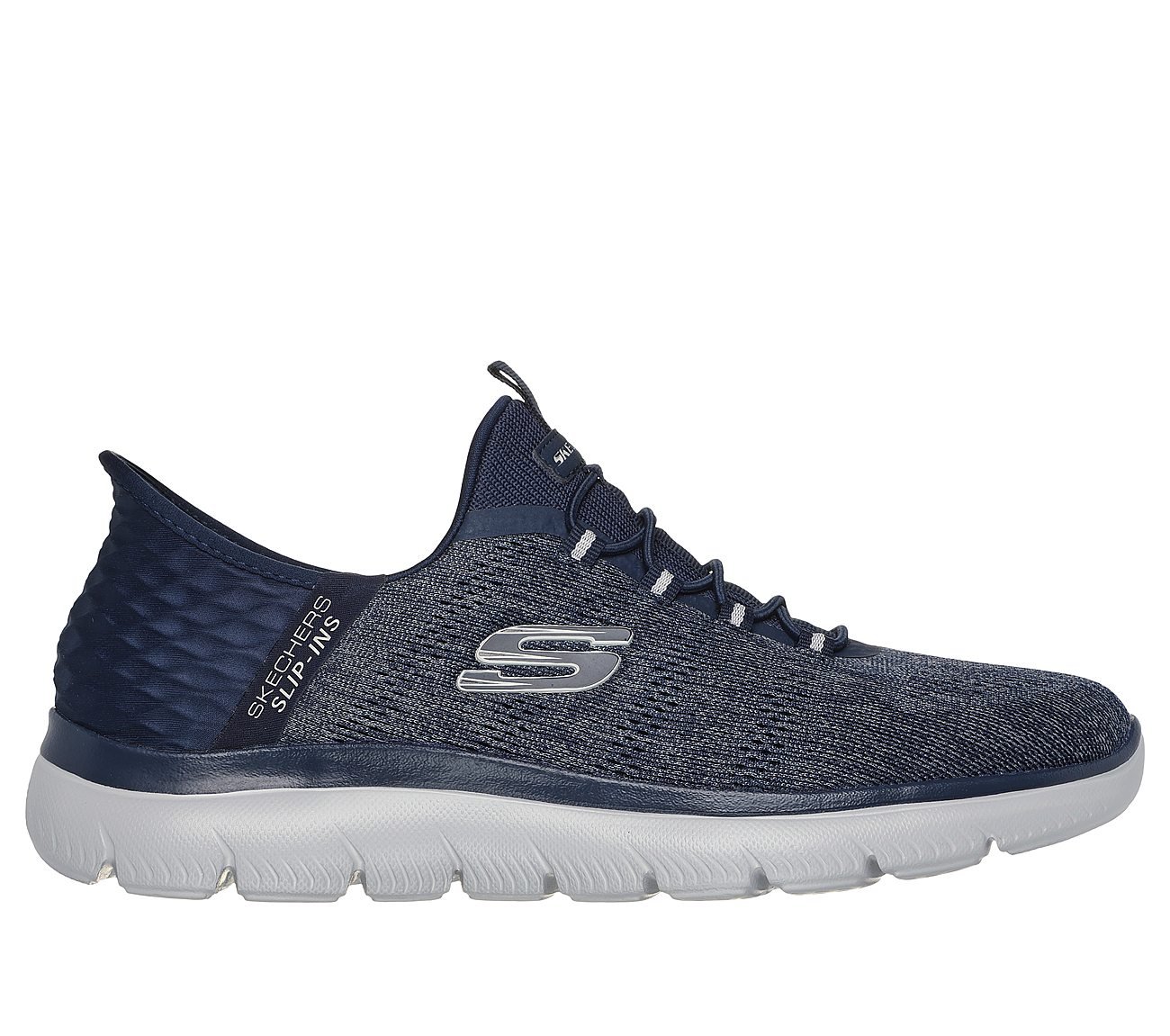 Skechers Slip-ins: Summits - Key Pace, NVY Footwear Lateral View