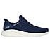 SKECHERS SLIP-INS: BOBS SPORT SQUAD CHAOS- Daily Hype, NAVY Footwear Lateral View
