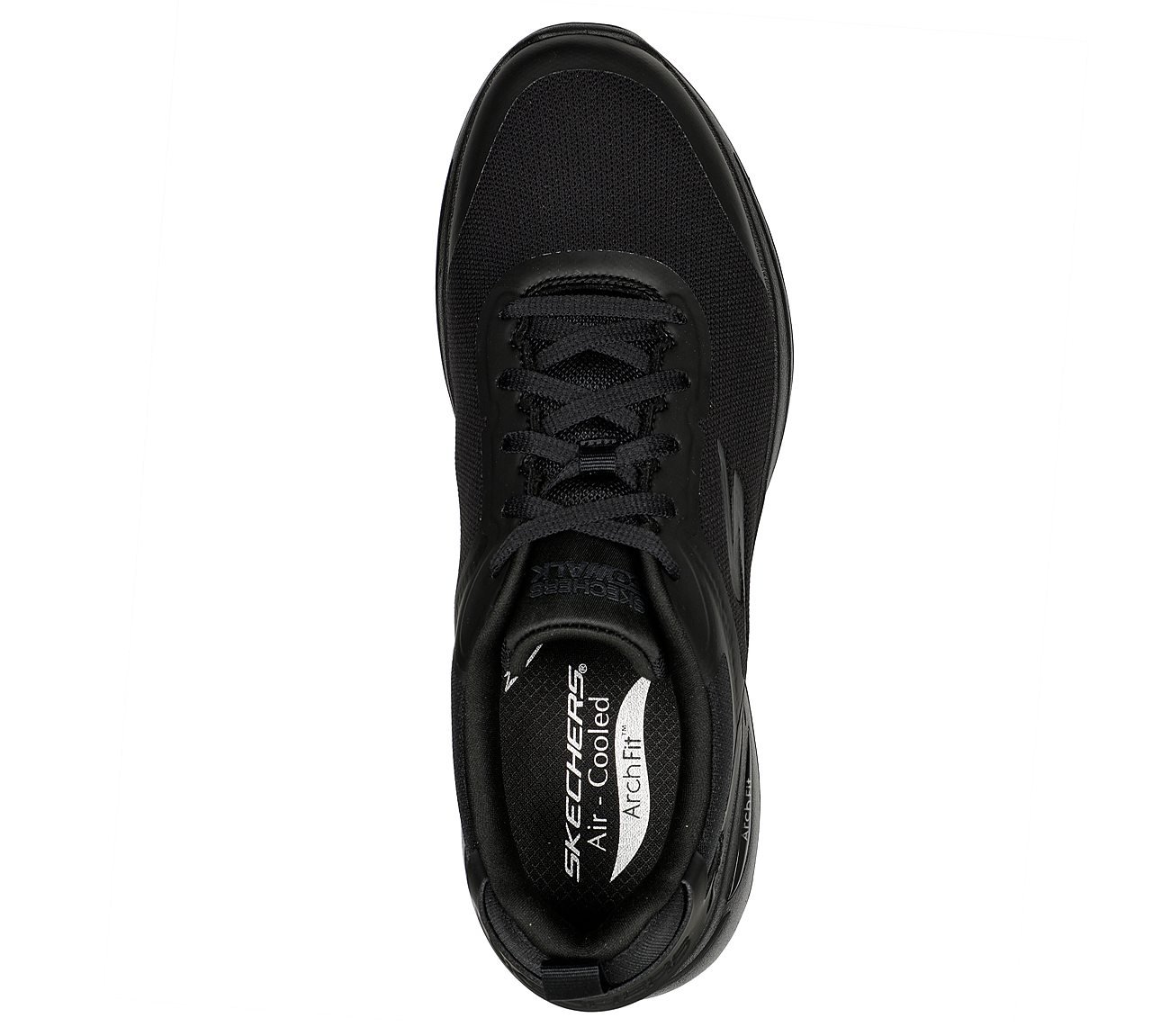 GO WALK ARCH FIT - TERRA, BBLACK Footwear Top View