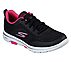 GO WALK 5 - EXQUISITE, BLACK/PINK Footwear Lateral View
