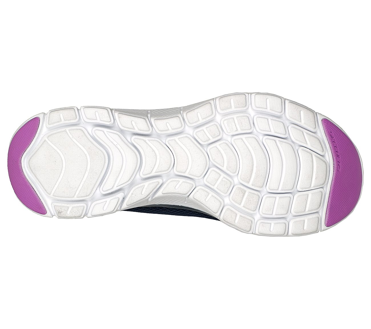 FLEX APPEAL 4.0-BRILLIANT VIE, NAVY/LAVENDER Footwear Bottom View