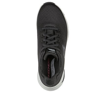 ARCH FIT - BIG APPEAL, BLACK/WHITE Footwear Top View