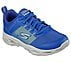 GO RUN VORTEX - STORM, BLUE/LIME Footwear Lateral View