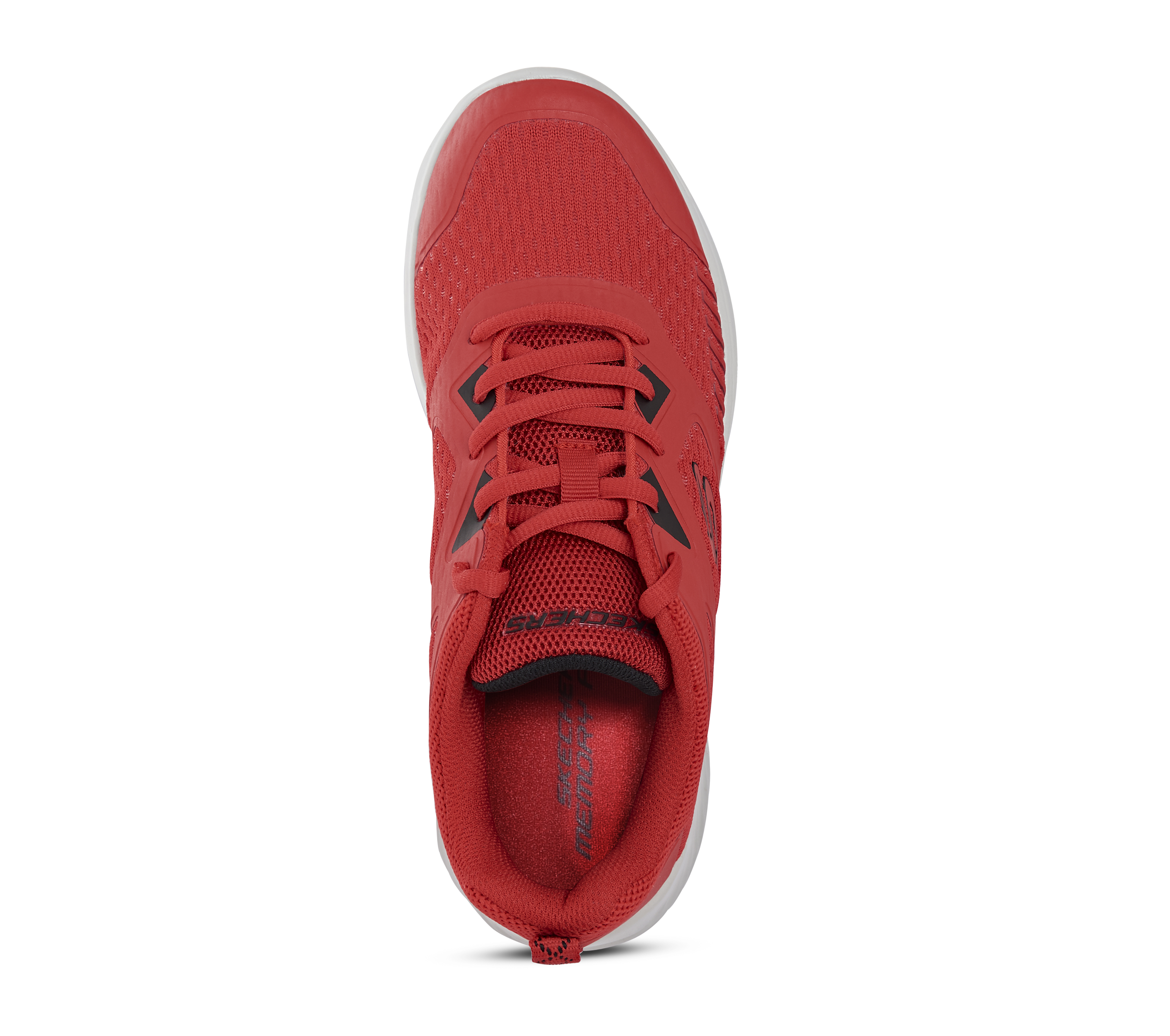BOUNDER, RED/BLACK Footwear Top View