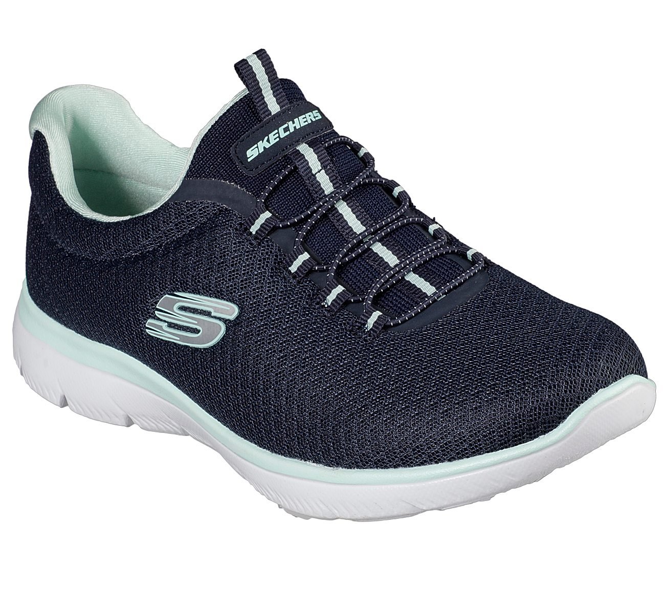 SUMMITS, NAVY/AQUA Footwear Right View
