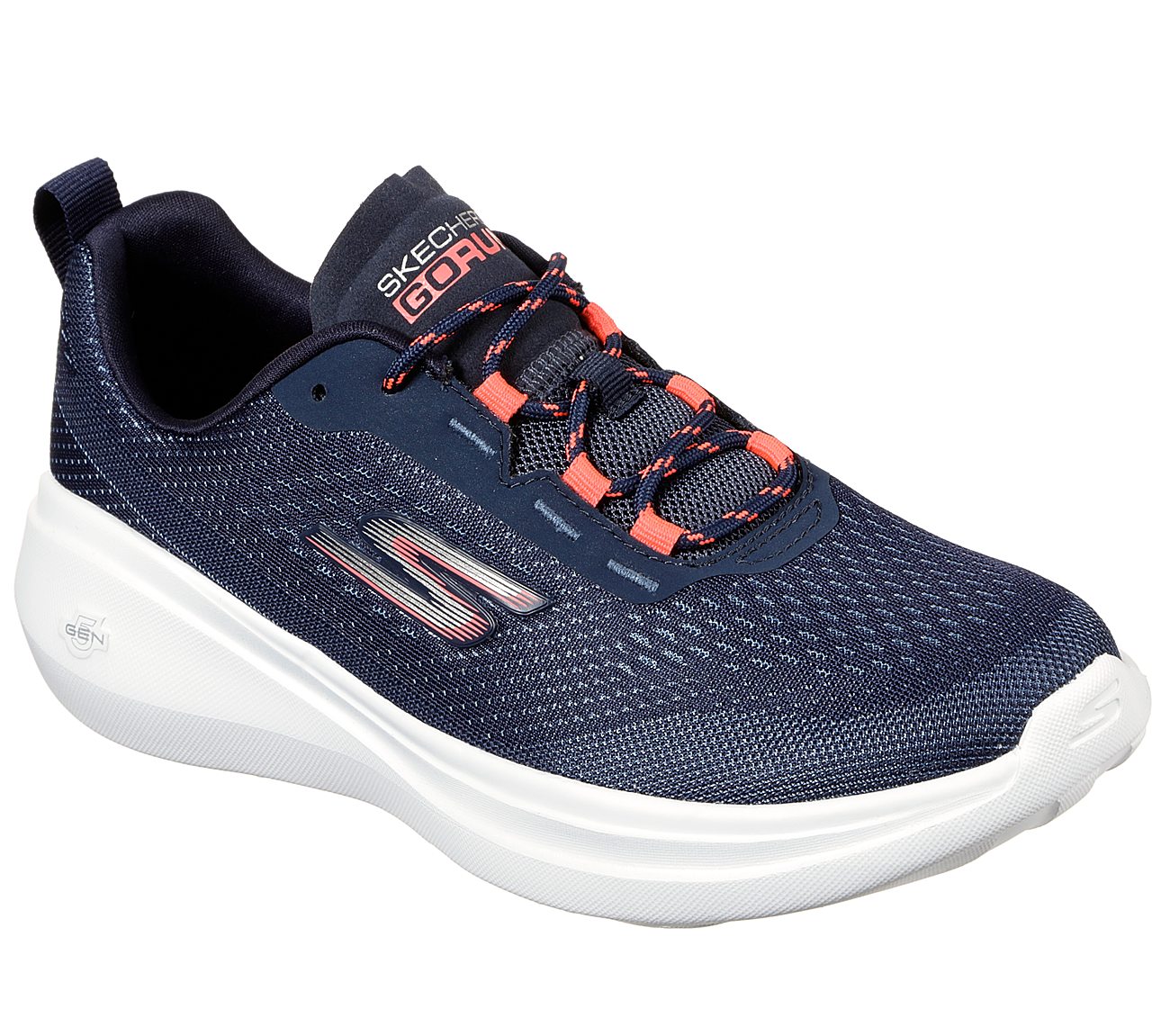GO RUN FAST - LASER, NAVY/CORAL Footwear Right View