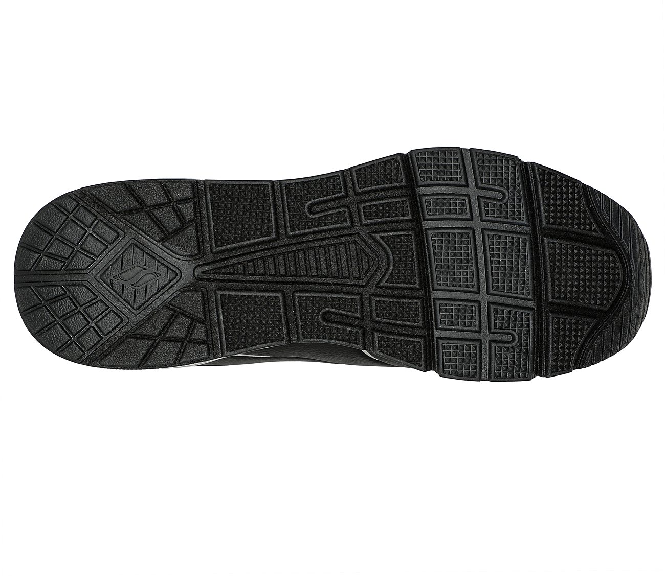 UNO 2, BLACK/WHITE Footwear Bottom View