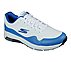 GO GOLF SKECH-AIR - DOS, WHITE/BLUE Footwear Lateral View