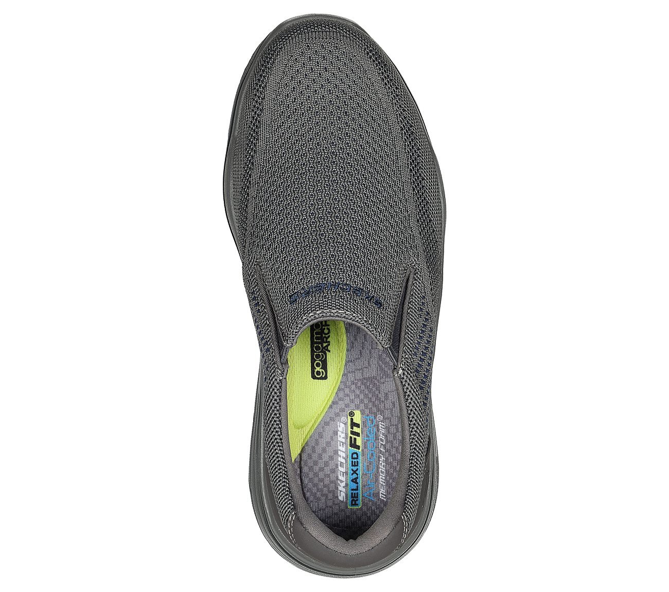 GLIDE-STEP EXPECTED - VIRDEN, GREY/NAVY Footwear Top View