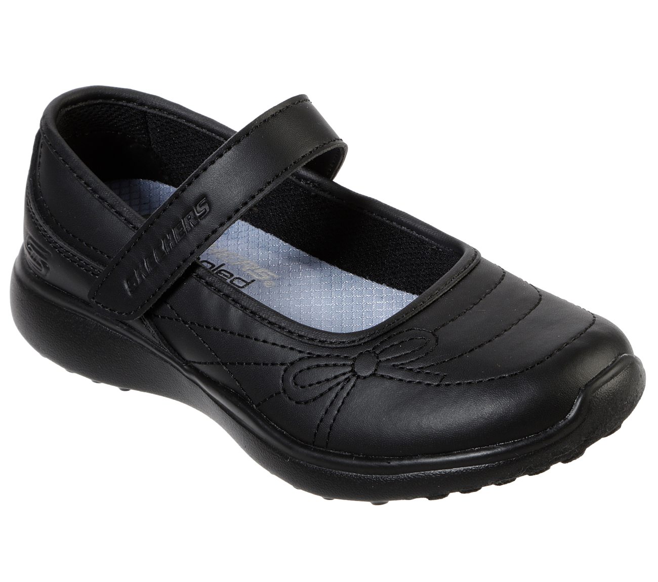 MICROSTRIDES-SCHOOL SWEETHEAR, BBLACK Footwear Lateral View