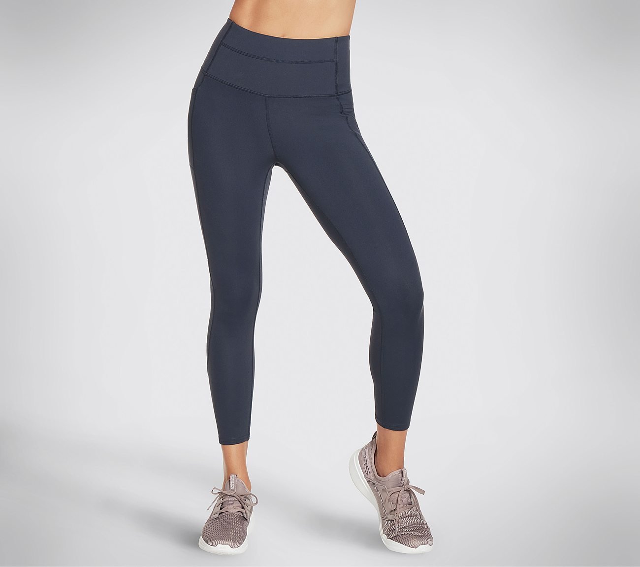 Skechers Go walk Hw 7/8 Legging Ii - Navy High Waisted Gym Leggings