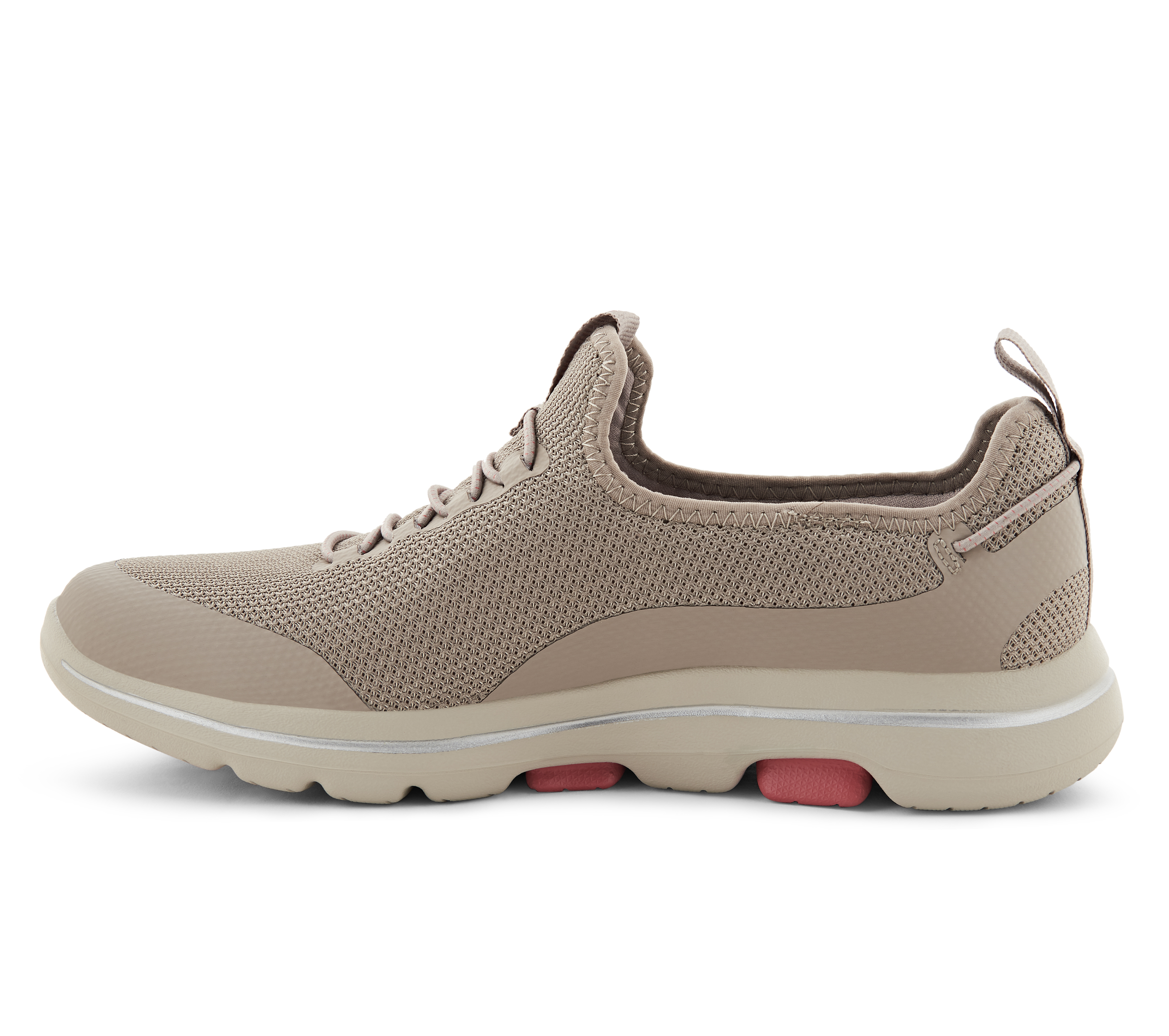 GO WALK 5-PROLIFIC, NATURAL/CORAL Footwear Left View