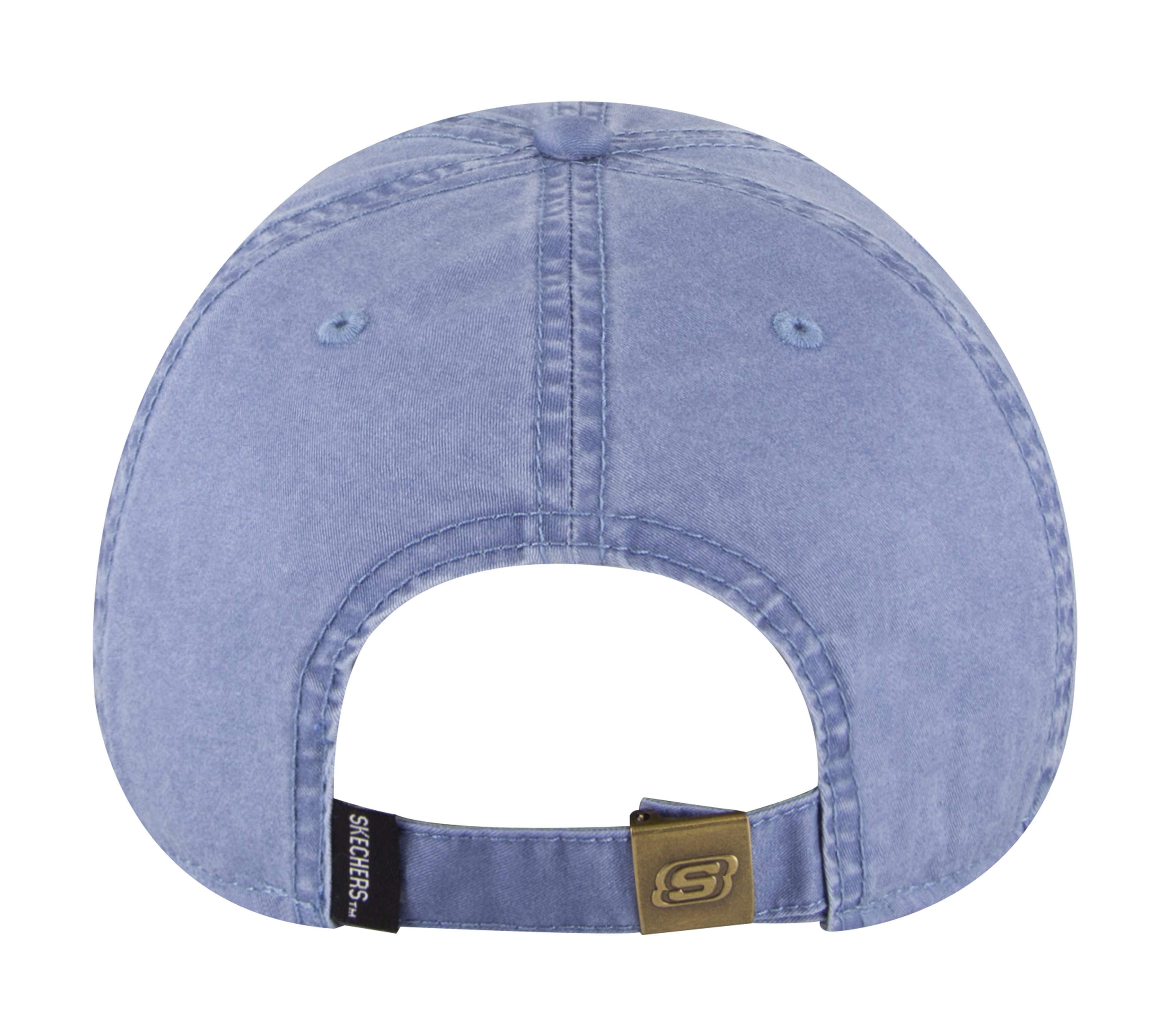 WASHED DAD HAT, BLUE Accessories Top View