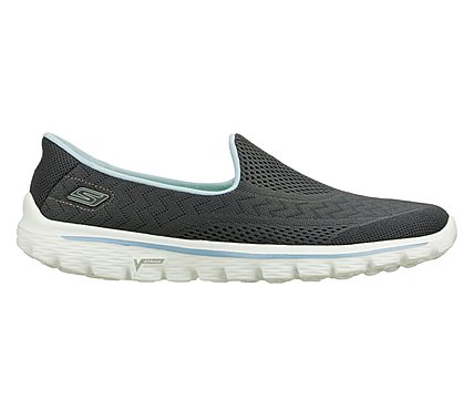 GO WALK 2 - HYPER, CCHARCOAL Footwear Right View