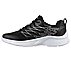 MICROSPEC - QUICK SPRINT, BLACK/SILVER Footwear Left View