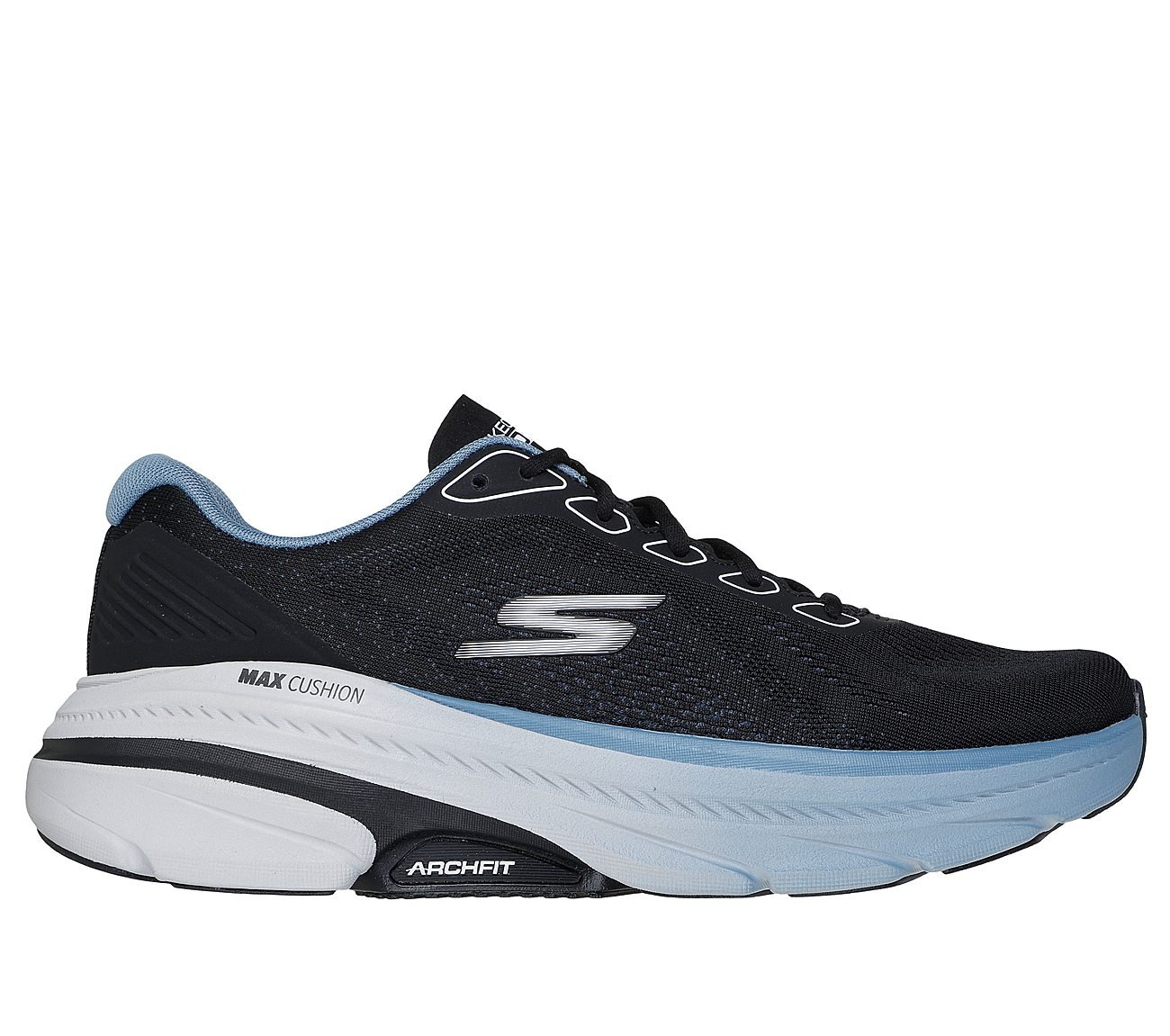 MAX CUSHIONING ARCH FIT 2, BBBBLACK Footwear Lateral View