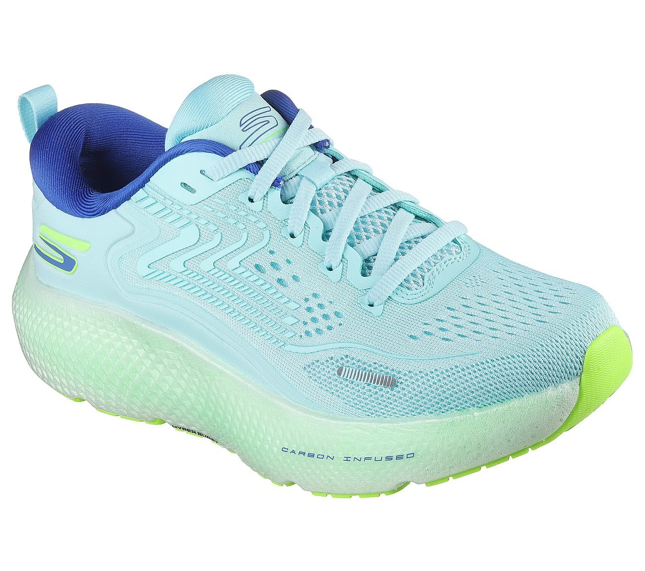 GO RUN MAX ROAD 6, BLUE/LIME Footwear Right View