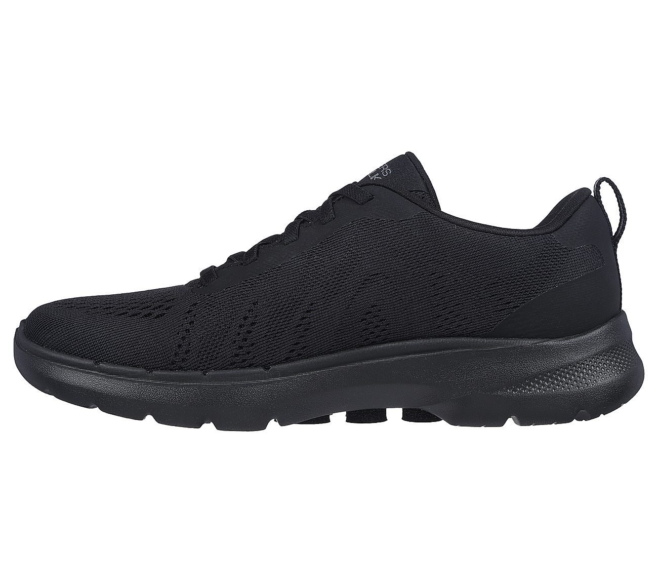 GO WALK 6, BBLACK Footwear Left View