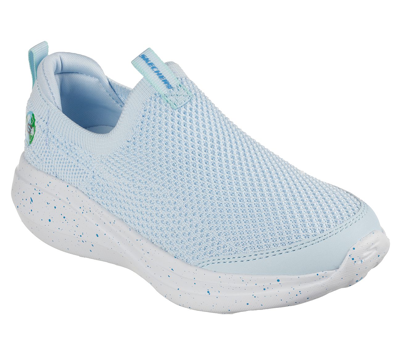 GO RUN FAST -BEAUTIFUL PLANET, LLIGHT BLUE Footwear Lateral View