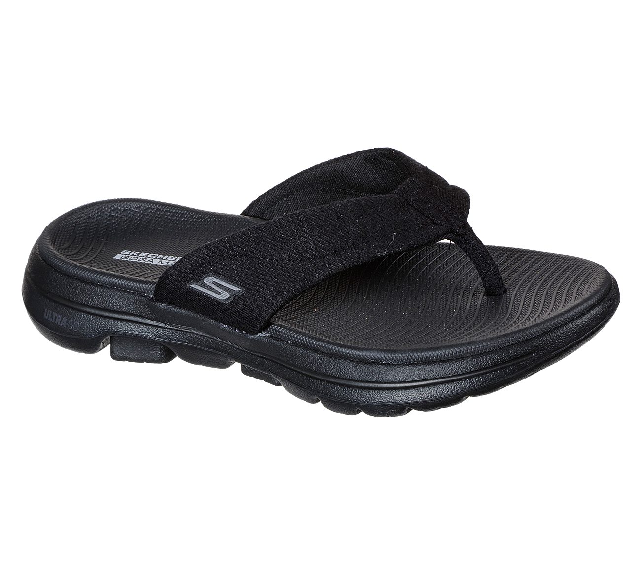 Skechers Black Go Walk Redondo Womens Slipper Style ID: 140086