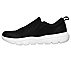 GO WALK EVOLUTION ULTRA-IMPEC, BLACK/WHITE Footwear Left View