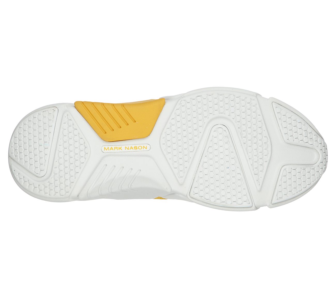 BLOCK - WEST, YELLOW/WHITE Footwear Bottom View