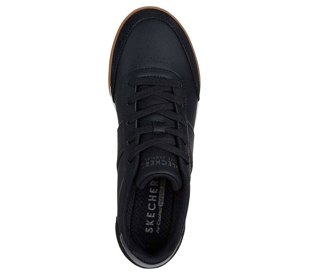 ZINGER - RETRO RUNWAYZ, BBBBLACK Footwear Top View