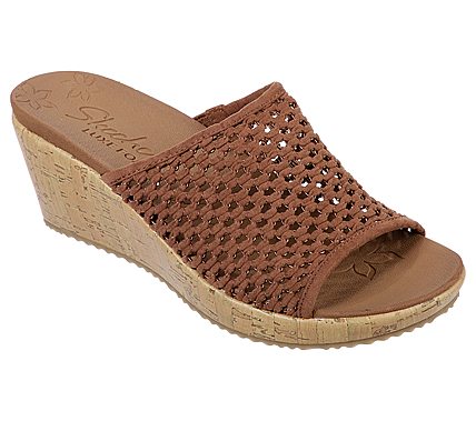 BEVERLEE - GOLDEN SKY, BROWN Footwear Lateral View