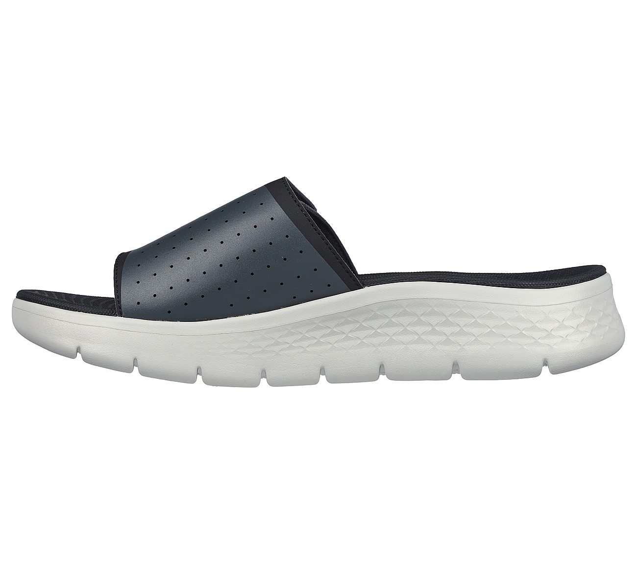 GO WALK FLEX SANDAL, BLACK Footwear Left View