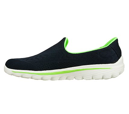 GO WALK 2 - HYPER, NAVY/GREEN Footwear Right View