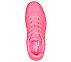 UPBEATS - BRIGHT COURT, NEON PINK Footwear Top View