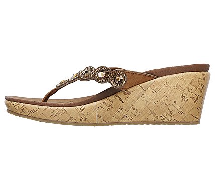 BEVERLEE - BIZZY BABE, TAN Footwear Left View
